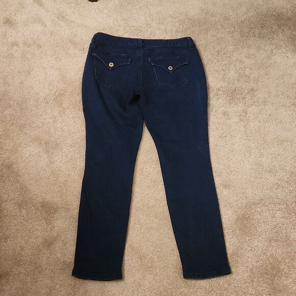 Hydraulic Women's "Nolita" Skinny Ankle Jeans in Dark Wash Size 10P - Picture 5 of 10